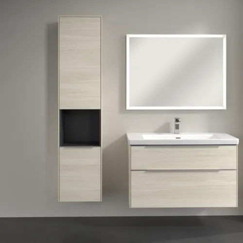 VILLEROY BOCH Vysoká skříňka Subway 3.0, 2 dveře, 400 x 1710 x 362 mm, bílý dub #C58800AA, obrázek 4