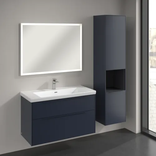 VILLEROY BOCH Subway 3.0 Vysoká skříň, 2 dveře, 400 x 1710 x 362 mm, Marine Blue / Marine Blue #C58902VQ, obrázek 3