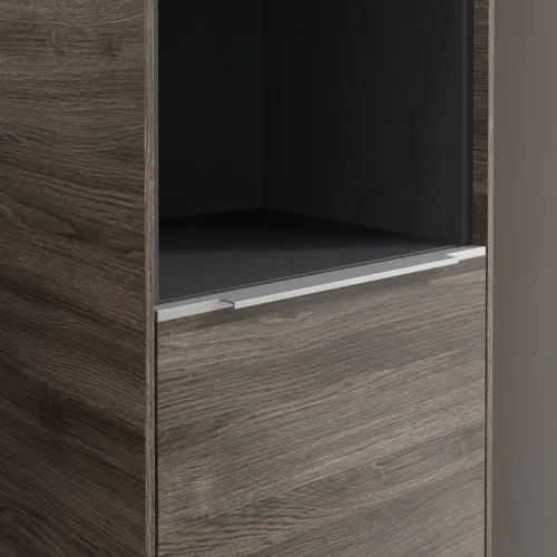 VILLEROY BOCH Subway 3.0 Vysoká skříň, 2 dveře, 400 x 1710 x 362 mm, Kamenný dub / Kamenný dub #C58900RK, obrázek 6