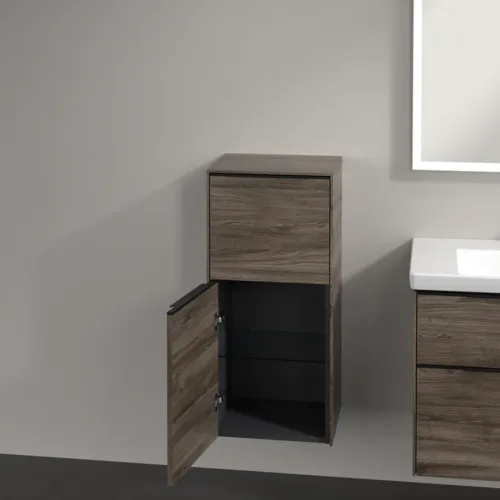 VILLEROY BOCH Boční skříňka Subway 3.0, 1 zásuvka, 1 dvířka, 400 x 860 x 362 mm, Kamenný dub / Kamenný dub #C59401RK, obrázek 5