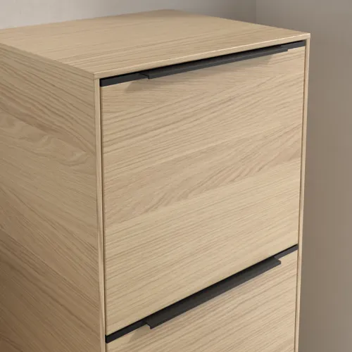 VILLEROY BOCH Boční skříňka Subway 3.0, 1 zásuvka, 1 dvířka, 400 x 860 x 362 mm, dub severský / dub severský #C59501VJ, obrázek 7