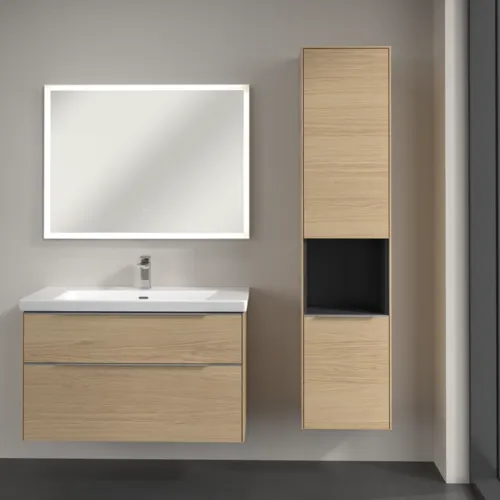 VILLEROY BOCH Subway 3.0 Vysoká skříň, 2 dveře, 400 x 1710 x 362 mm, Severský dub / Severský dub #C58900VJ, obrázek 4