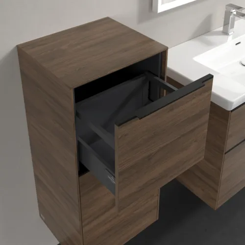 VILLEROY BOCH Boční skříňka Subway 3.0, 1 zásuvka, 1 dvířka, 400 x 860 x 362 mm, Arizona Oak / Arizona Oak #C59401VH, obrázek 6