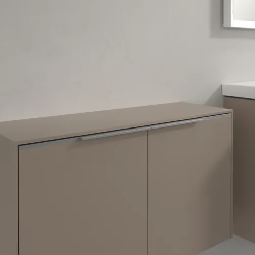 VILLEROY BOCH Příborník Subway 3.0, 2 dveře, 728 x 423 x 256 mm, taupe / taupe #C60000VM, obrázek 6