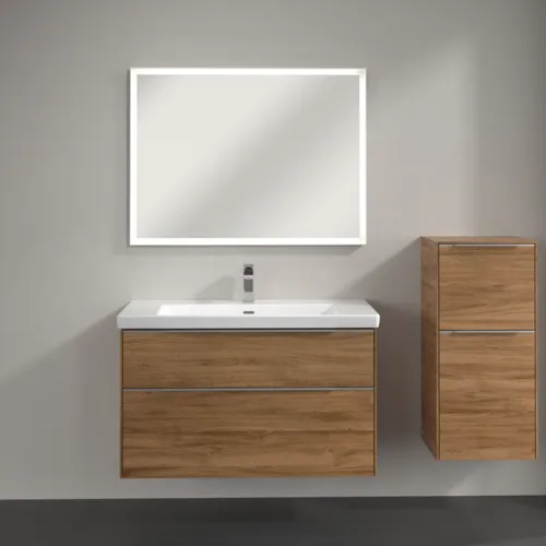 VILLEROY BOCH Boční skříňka Subway 3.0, 1 zásuvka, 1 dvířka, 400 x 860 x 362 mm, dub Kansas / dub Kansas #C59500RH, obrázek 4