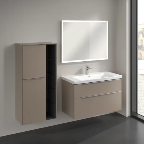 VILLEROY BOCH Středová skříňka Subway 3.0, 2 dveře, 574 x 1200 x 362 mm, taupe / taupe #C59800VM, obrázek 3