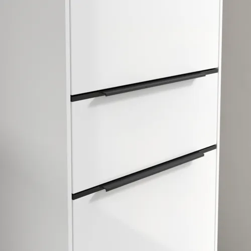 VILLEROY BOCH Subway 3.0 Vysoká skříňka, 2 dveře, 1 zásuvka, 400 x 1710 x 362 mm, Brilliant White / Brilliant White #C59101VE, obrázek 7