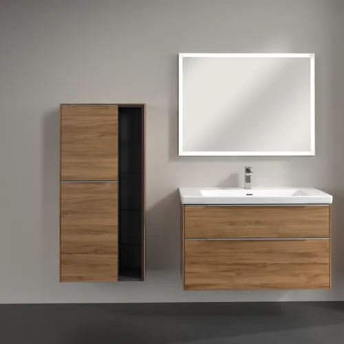 VILLEROY BOCH Středová skříňka Subway 3.0, 2 dveře, 574 x 1200 x 362 mm, dub Kansas / dub Kansas #C59800RH, obrázek 4