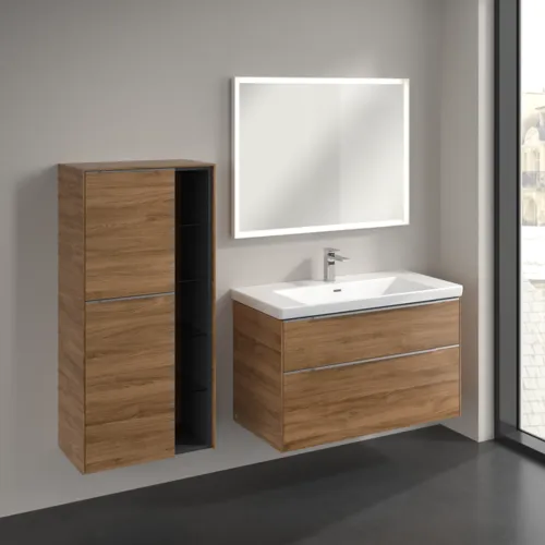 VILLEROY BOCH Středová skříňka Subway 3.0, 2 dveře, 574 x 1200 x 362 mm, dub Kansas / dub Kansas #C59800RH, obrázek 3