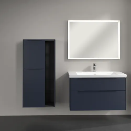 VILLEROY BOCH Středová skříňka Subway 3.0, 2 dveře, 574 x 1200 x 362 mm, Marine Blue / Marine Blue #C59802VQ, obrázek 4