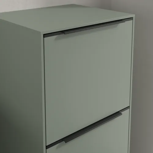 VILLEROY BOCH Boční skříňka Subway 3.0, 1 zásuvka, 1 dvířka, 400 x 860 x 362 mm, Soft Green #C59501AF, obrázek 7