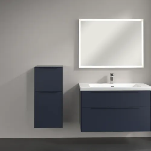 VILLEROY BOCH Subway 3.0 Boční skříňka, 1 zásuvka, 1 dvířka, 400 x 860 x 362 mm, Marine Blue / Marine Blue #C59402VQ, obrázek 4