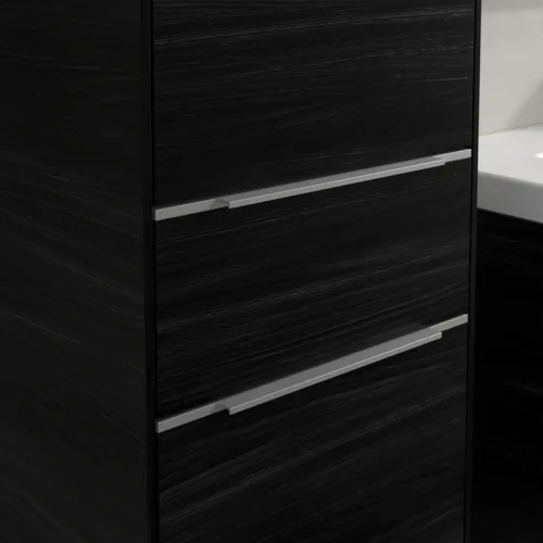 VILLEROY BOCH Spížní skříňka Subway 3.0, 2 dveře, 1 zásuvka, 400 x 1710 x 362 mm, černý dub #C59000AB, obrázek 7