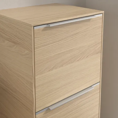 VILLEROY BOCH Boční skříňka Subway 3.0, 1 zásuvka, 1 dvířka, 400 x 860 x 362 mm, dub severský / dub severský #C59500VJ, obrázek 7