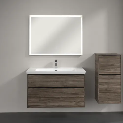 VILLEROY BOCH Boční skříňka Subway 3.0, 1 zásuvka, 1 dvířka, 400 x 860 x 362 mm, Kamenný dub / Kamenný dub #C59501RK, obrázek 4