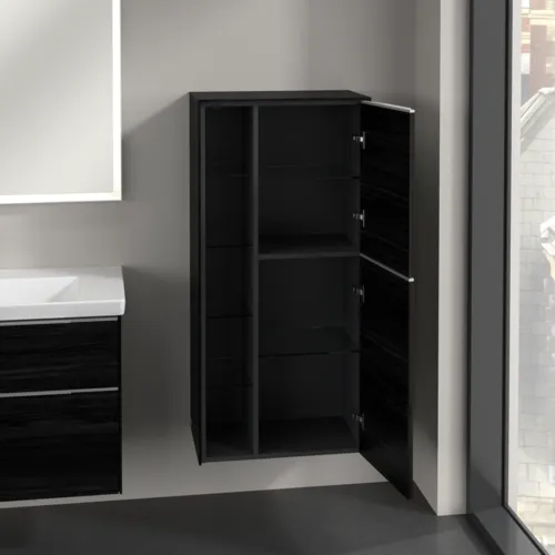 VILLEROY BOCH Středová skříňka Subway 3.0, 2 dveře, 574 x 1200 x 362 mm, černý dub #C59900AB, obrázek 5