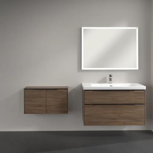 VILLEROY BOCH Příborník Subway 3.0, 2 dveře, 728 x 423 x 256 mm, Arizona Oak / Arizona Oak #C60001VH, obrázek 4