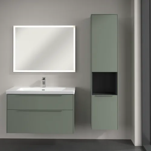 VILLEROY BOCH Subway 3.0 Vysoká skříň, 2 dveře, 400 x 1710 x 362 mm, jemně zelená #C58902AF, obrázek 4
