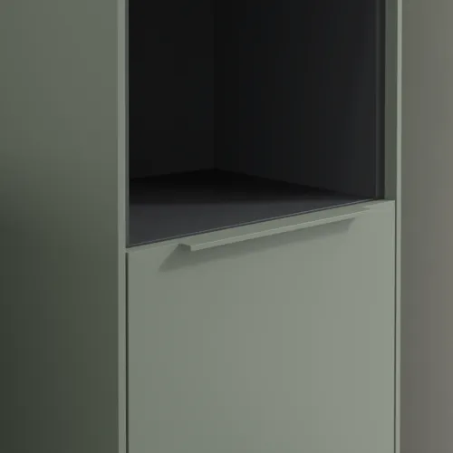 VILLEROY BOCH Subway 3.0 Vysoká skříň, 2 dveře, 400 x 1710 x 362 mm, jemně zelená #C58902AF, obrázek 6
