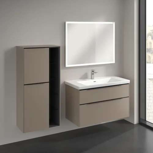 VILLEROY BOCH Středová skříňka Subway 3.0, 2 dveře, 574 x 1200 x 362 mm, taupe / taupe #C59801VM, obrázek 3