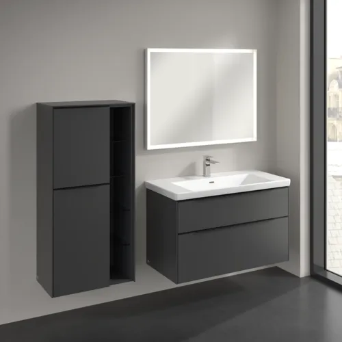 VILLEROY BOCH Středová skříňka Subway 3.0, 2 dveře, 574 x 1200 x 362 mm, Grafit / Grafit #C59801VR, obrázek 3