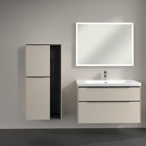 VILLEROY BOCH Středová skříňka Subway 3.0, 2 dveře, 574 x 1200 x 362 mm, Cashmere Grey / Cashmere Grey #C59801VN, obrázek 4