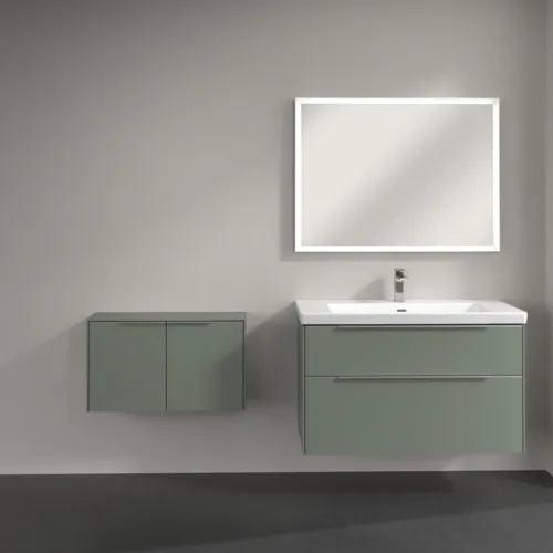 VILLEROY BOCH Příborník Subway 3.0, 2 dveře, 728 x 423 x 256 mm, jemně zelená #C60000AF, obrázek 4
