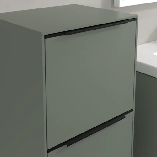 VILLEROY BOCH Boční skříňka Subway 3.0, 1 zásuvka, 1 dvířka, 400 x 860 x 362 mm, Soft Green #C59401AF, obrázek 7