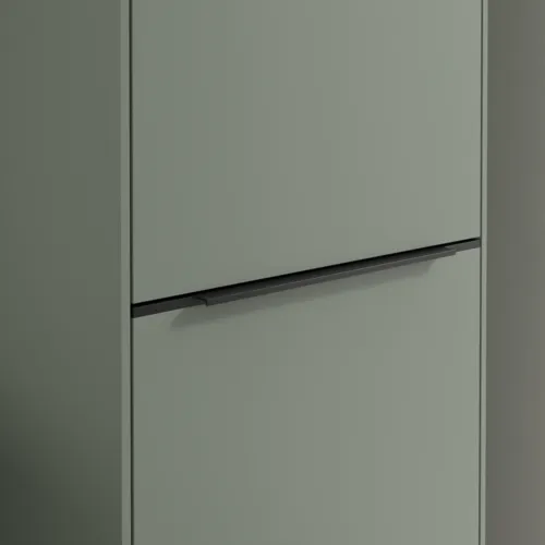 VILLEROY BOCH Spížní skříň Subway 3.0, 1 dveře, 1 výklop na prádlo, 450 x 1710 x 362 mm, jemně zelená #C59301AF, obrázek 7