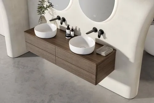 VILLEROY BOCH Umyvadlo na desku Antao, 400 x 395 x 145 mm, Stone White CeramicPlus, bez přepadu #4A7240RW, obrázek 10