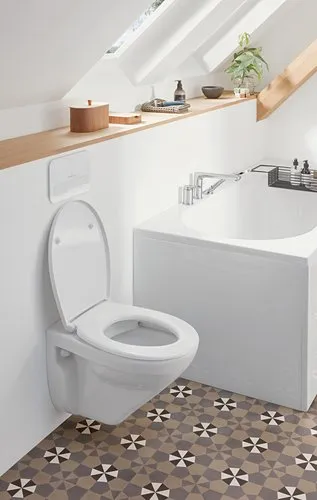 VILLEROY BOCH Instalační systémy ViConnect WC deska 200G, 2-splachovací, sklo lesklé bílé #922400RE, obrázek 8