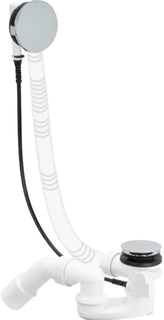 VILLEROY BOCH Příslušenství Kombinace odtoku a přepadu Multiplex, 200 x 300 x 100 mm, pochromovaná #U90950461