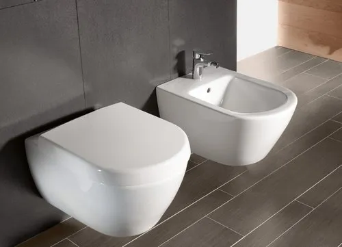 VILLEROY BOCH Bidet Subway 2.0, závěsný, 375 x 565 mm, bílý Alpine #54000001, obrázek 12