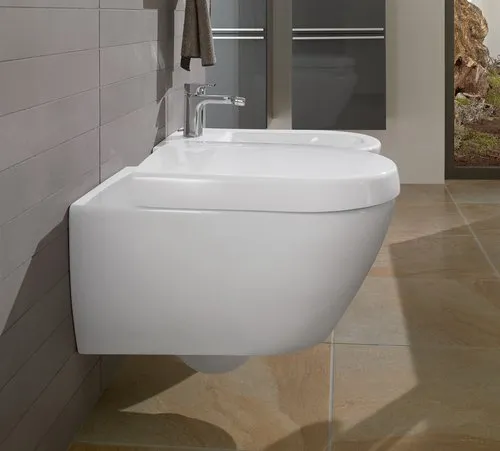 VILLEROY BOCH Bidet Subway 2.0, závěsný, 375 x 565 mm, bílý Alpine #54000001, obrázek 8