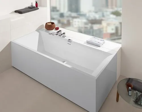 VILLEROY BOCH Obdélníková vana Squaro Edge 12, 1700 x 750 mm, bílá Alpine #UBQ170SQE2DV-01, obrázek 5