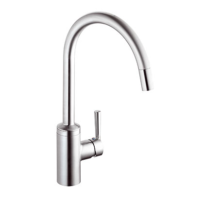 KLUDI STEEL 101 Páková dřezová baterie, 38851F660 nerezová ocel