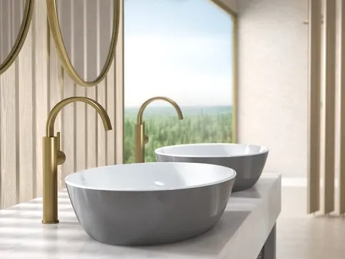 VILLEROY BOCH Umyvadlo na desku Artis, 610 x 410 x 130 mm, francouzské lněné provedení, bez přepadu #419861BCT7, obrázek 11