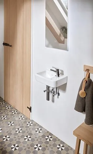 VILLEROY BOCH O.novo Kompaktní umyvadlo, 360 x 250 x 145 mm, bílá Alpine CeramicPlus, s přepadem #434336R1, obrázek 10