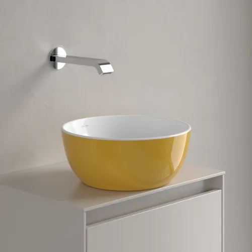 VILLEROY BOCH Umyvadlo na desku Artis, 325 x 325 x 135 mm, Indian Summer, bez přepadu #438932BCW9, obrázek 3