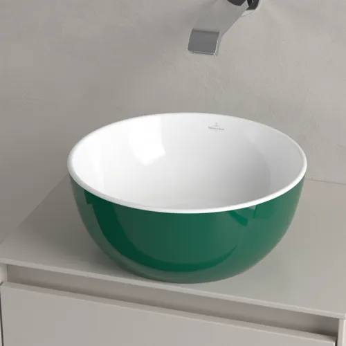 VILLEROY BOCH Umyvadlo na desku Artis, 325 x 325 x 135 mm, Forest, bez přepadu #438932BCS7, obrázek 4