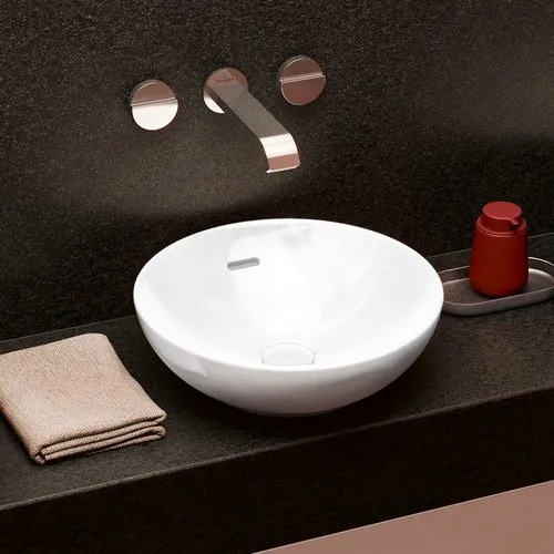 VILLEROY BOCH Umyvadlo na desku Loop & Friends, 380 x 380 x 120 mm, bílá Alpine CeramicPlus, s přepadem #4A4500R1, obrázek 13
