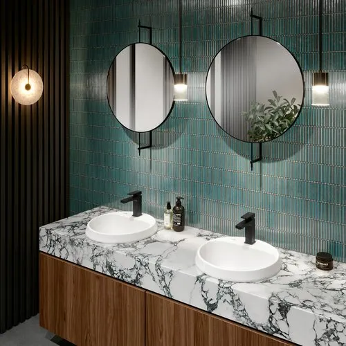 VILLEROY BOCH Vestavné umyvadlo Architectura, 450 x 450 x 170 mm, bílá Alpine CeramicPlus, bez přepadu, neleštěné #5A6546R1, obrázek 11
