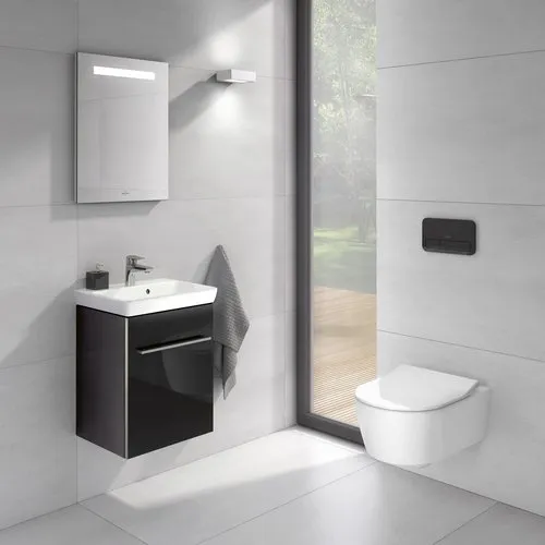 VILLEROY BOCH Avento toaletní skříňka, 1 dvířka, 430 x 514 x 384 mm, Crystal Black #A88701B3, obrázek 10
