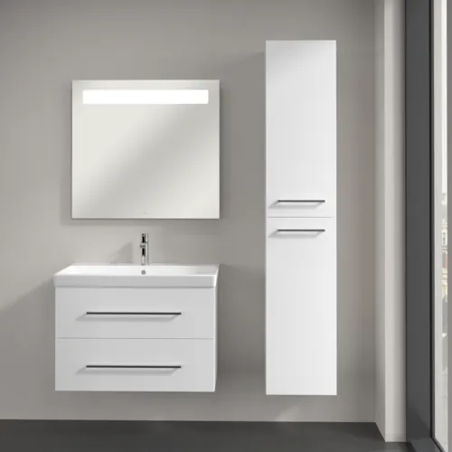 VILLEROY BOCH Vysoká skříňka Avento, 2 dveře, 346 x 1760 x 404 mm, lesklá bílá #A89401VE, obrázek 4