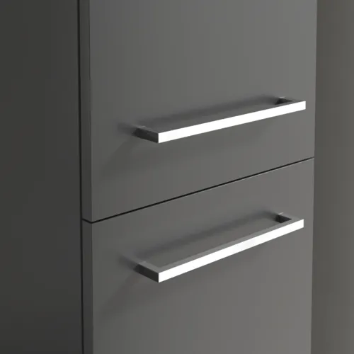 VILLEROY BOCH Vysoká skříňka Avento, 2 dveře, 346 x 1760 x 404 mm, grafitová barva #A89401VR, obrázek 6