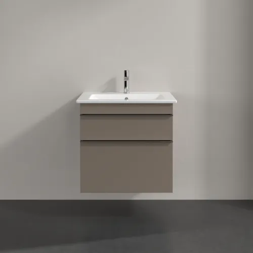 VILLEROY BOCH Venticello toaletní skříňka, 2 výsuvy, 603 x 590 x 502 mm, taupe / taupe #A92401VM, obrázek 4