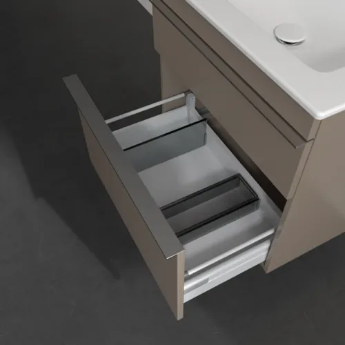 VILLEROY BOCH Venticello toaletní skříňka, 2 výsuvy, 603 x 590 x 502 mm, taupe / taupe #A92401VM, obrázek 7