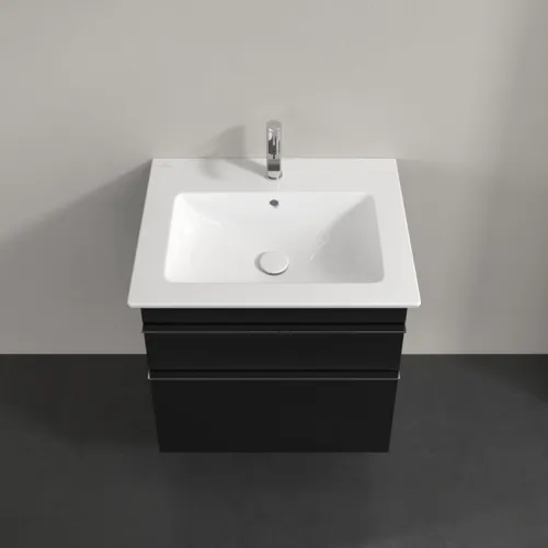 VILLEROY BOCH Venticello toaletní skříňka, 2 výsuvy, 603 x 590 x 502 mm, Volcano Black / Volcano Black #A92401VL, obrázek 4