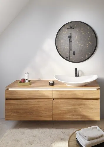 VILLEROY BOCH Legato toaletní skříňka, s osvětlením, 4 výsuvy, 1600 x 550 x 500 mm, dub Kansas / dub Kansas #B598L0RH, obrázek 8
