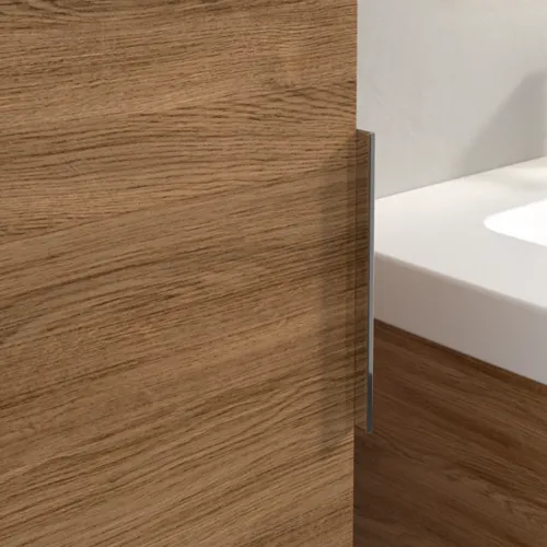 VILLEROY BOCH Vysoká skříň Architectura, 1 dveře, 350 x 1400 x 364 mm, dub Kansas #B89600RH, obrázek 6